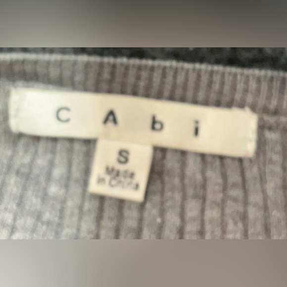 cAbi Applique Floral Lace Cardigan, Grey/Black, Small, EUC - Picture 5 of 6